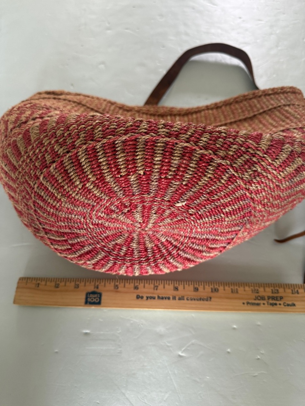 Woven Sisal Market Tote Bag Boho Kenyan Kiondo Basket Purse Eclectric Coastal - Picture 14 of 16